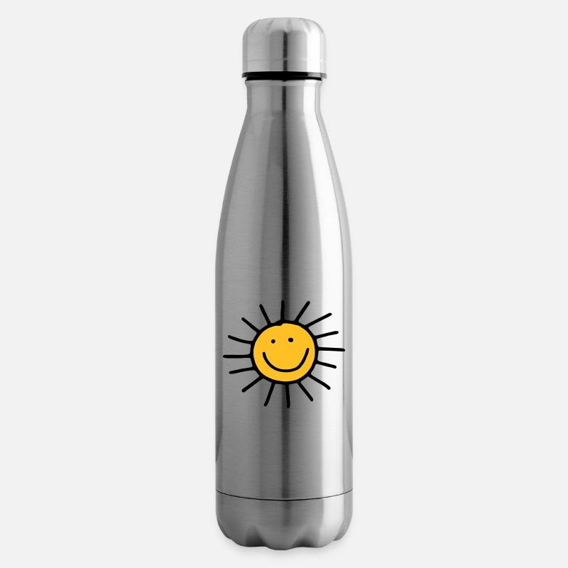 Sonne - Isolierflasche - Lightsilver