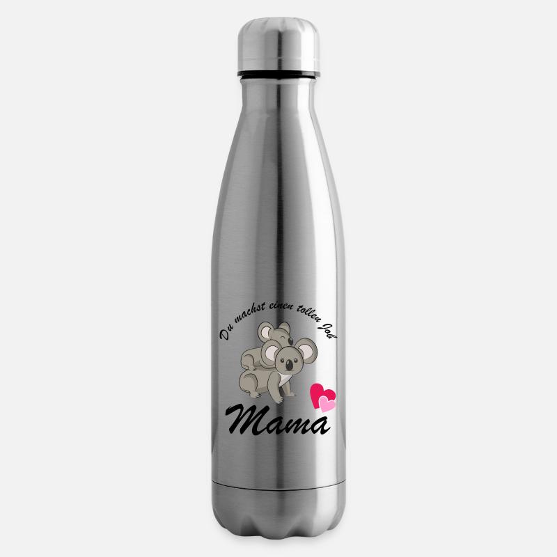 Du machst einen tollen Job Mama - Isolierflasche - Lightsilver
