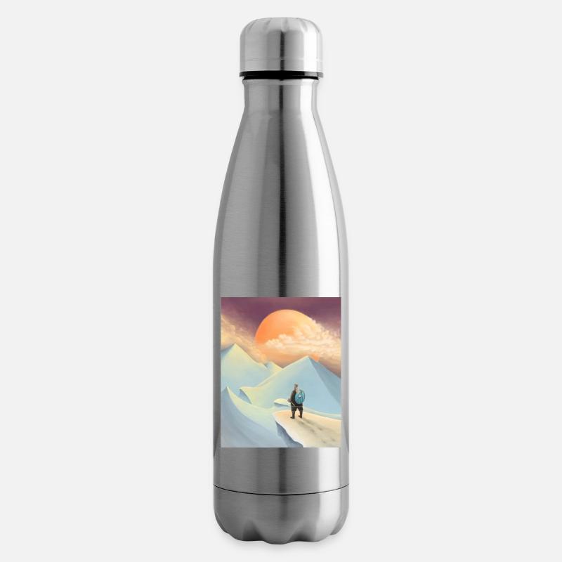 Thor geht nach Jotunheim - Isolierflasche - Lightsilver