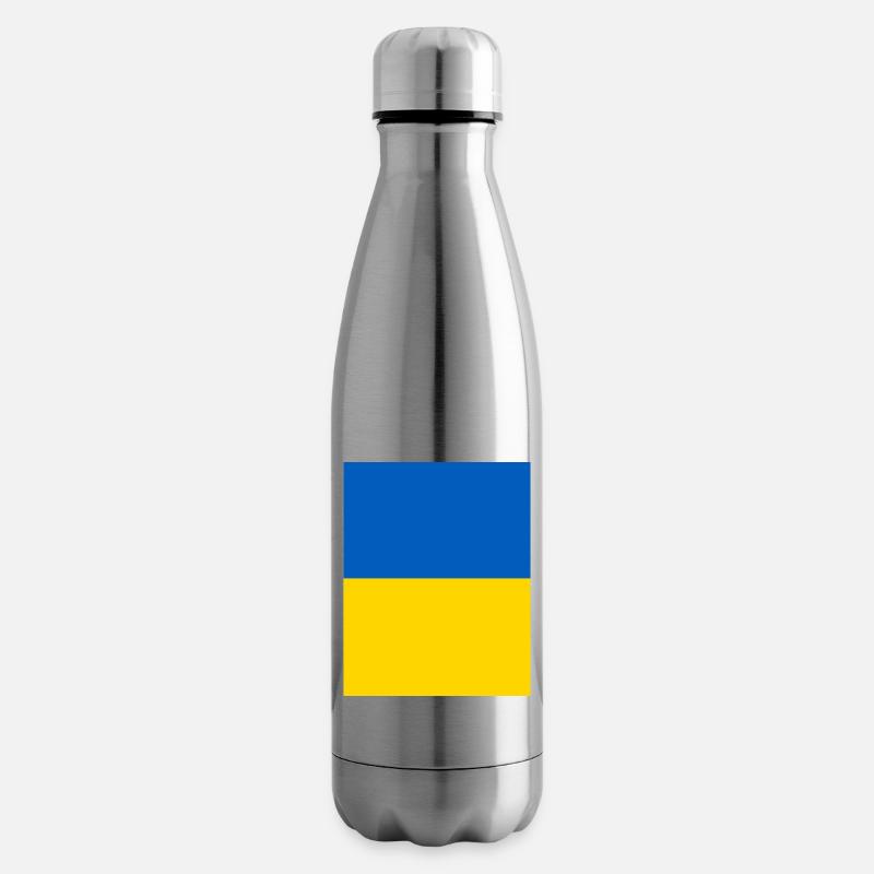Ukraine - Bouteille isotherme - argent clair