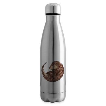 Oncle Pangolin - Bouteille isotherme - argent clair - Droite