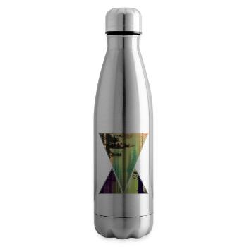 forest polygon - Isolierflasche - Lightsilver - Rechts