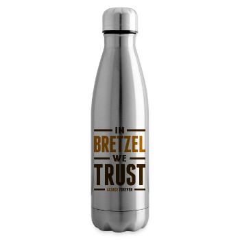 In bretzel we trust - Bouteille isotherme - argent clair - Droite