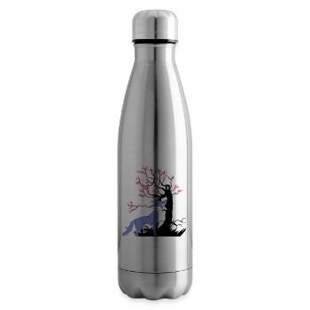 Fuchs Fantasy Waldtier Märchenfigur Kind - Isolierflasche - Lightsilver - Rechts