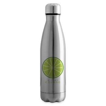 Eine Limetten-Ausrede - Isolierflasche - Lightsilver - Rechts