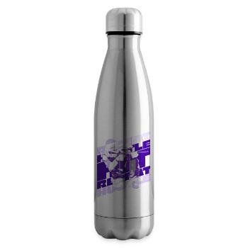 Frapper hustle répéter la pratique du paintball - Bouteille isotherme - argent clair - Droite