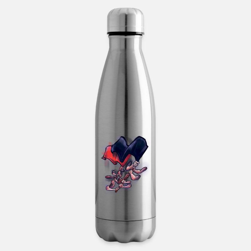 AntiFa - Insulated Water Bottle - silver