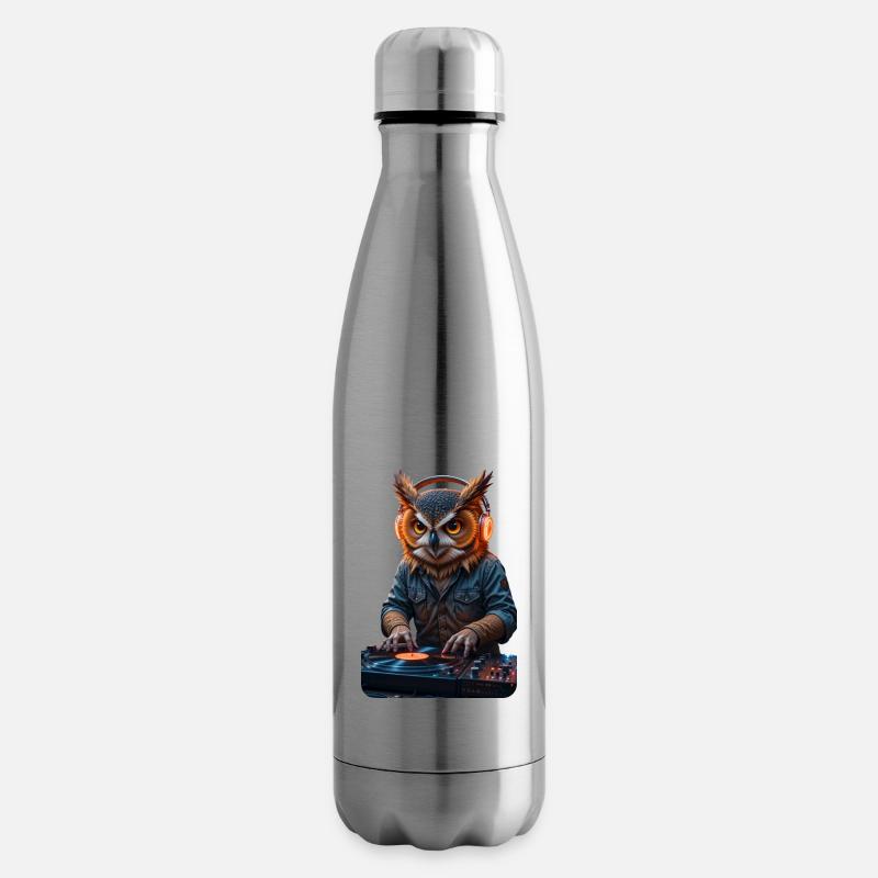 DJ Hibou - Bouteille isotherme - argent clair