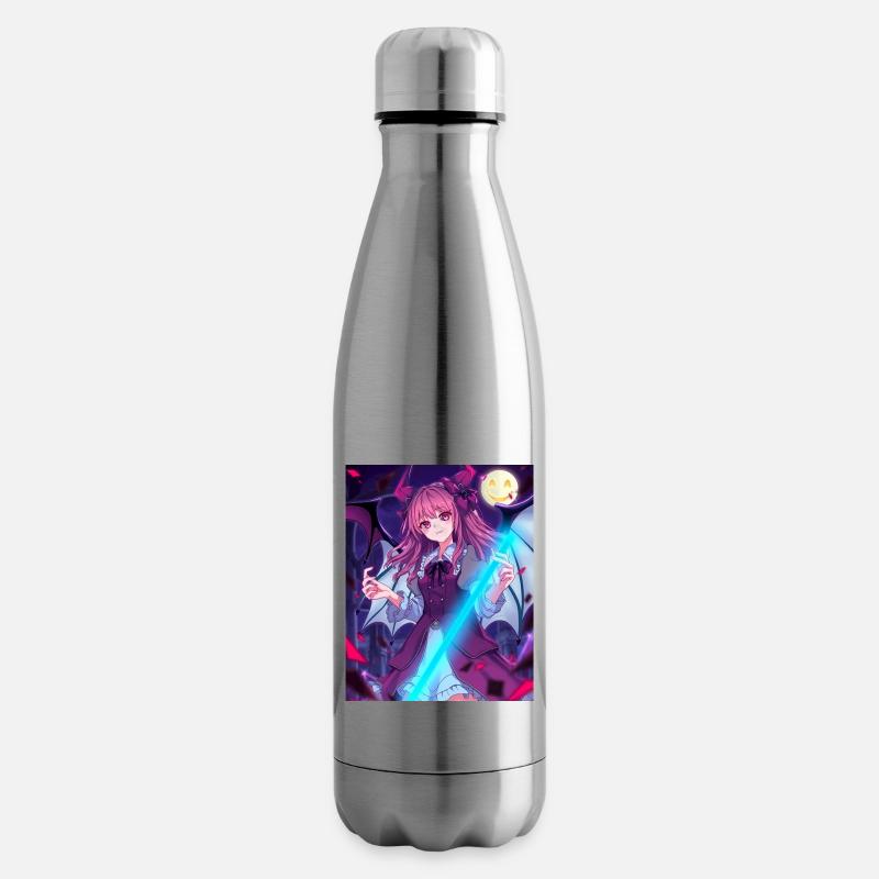 Conception d’anime Hellow - Bouteille isotherme - argent clair