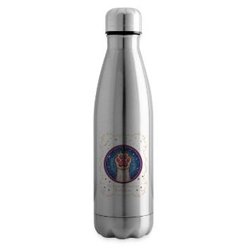Die vergessene Kunst des Pfötchenlesens - Isolierflasche - Lightsilver - Rechts