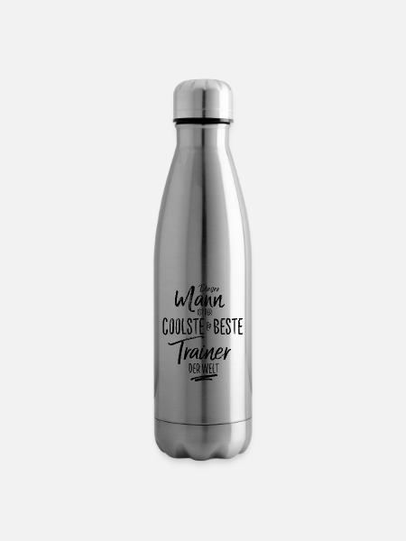 Trainer der Beste (s) - Isolierflasche - Lightsilver