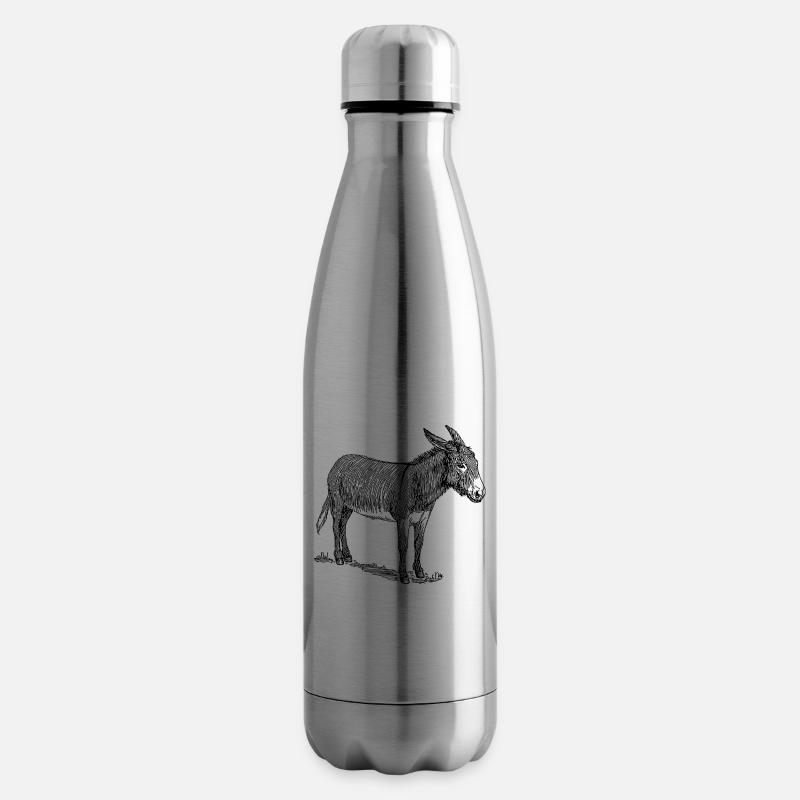 baudet - Bouteille isotherme - argent clair