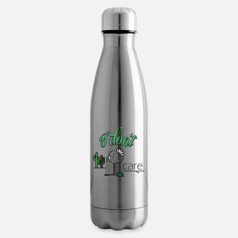 I don't care - Isolierflasche - Lightsilver