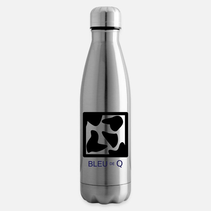 blöde Q - Isolierflasche - Lightsilver