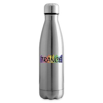 Trance - Musique électronique - Bouteille isotherme - argent clair - Droite