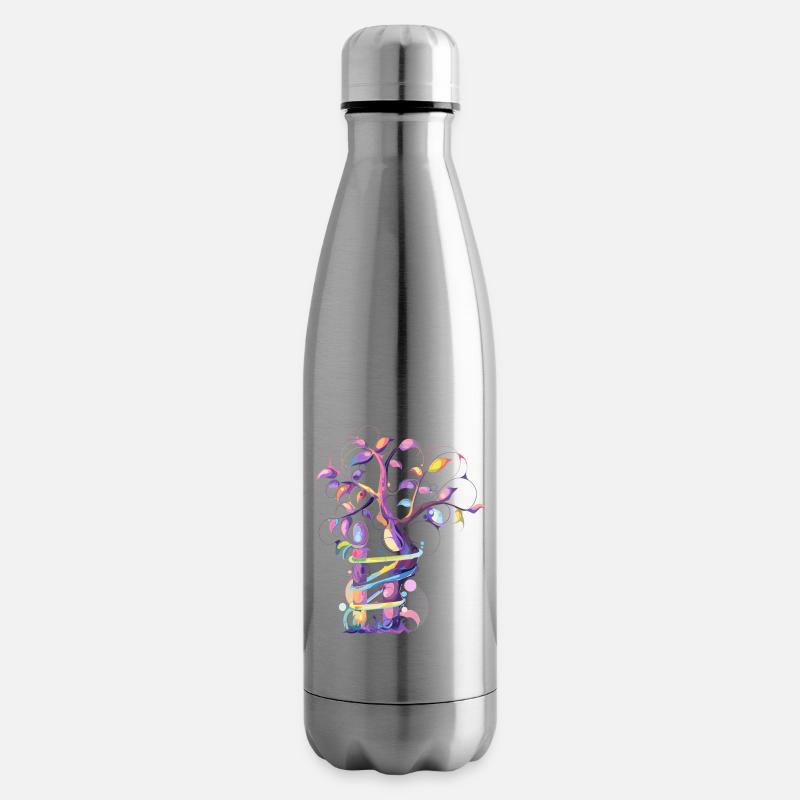 Orthopaedic technology tree colorful (gOT it!) - Insulated Water Bottle - silver