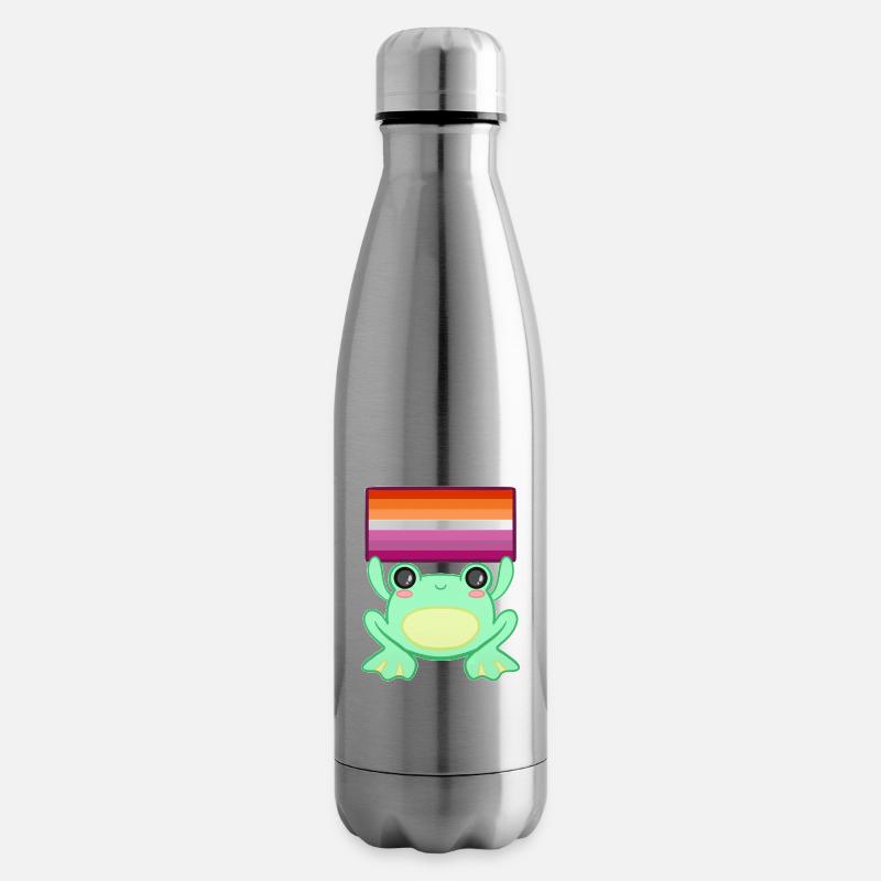 Froggy Lesbe - Isolierflasche - Lightsilver