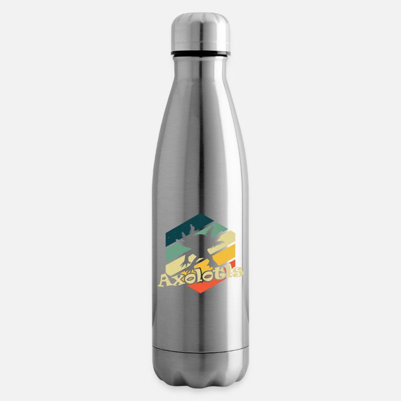 axolotls lovers gift - Isolierflasche - Lightsilver