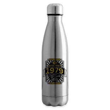 1979 NOVEMBER - Bouteille isotherme - argent clair - Droite