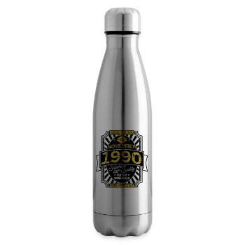 1990 NOVEMBER - Bouteille isotherme - argent clair - Droite