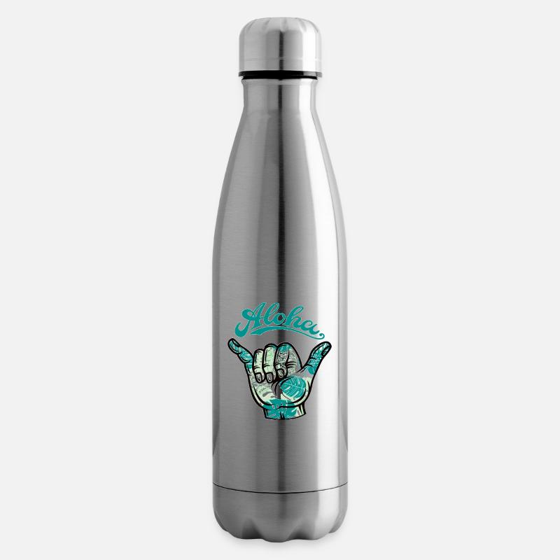 3 Aloha Shaka - Isolierflasche - Lightsilver