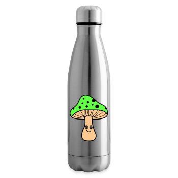 Champignon hypnotique - Bouteille isotherme - argent clair - Droite