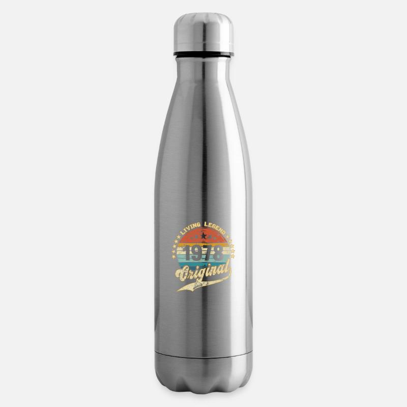 1978 Geburtstag Living Legend Original - Isolierflasche - Lightsilver