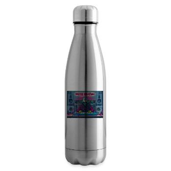 « Studio Monster » Ma maison est mon studio n° 031 - Bouteille isotherme - argent clair - Droite