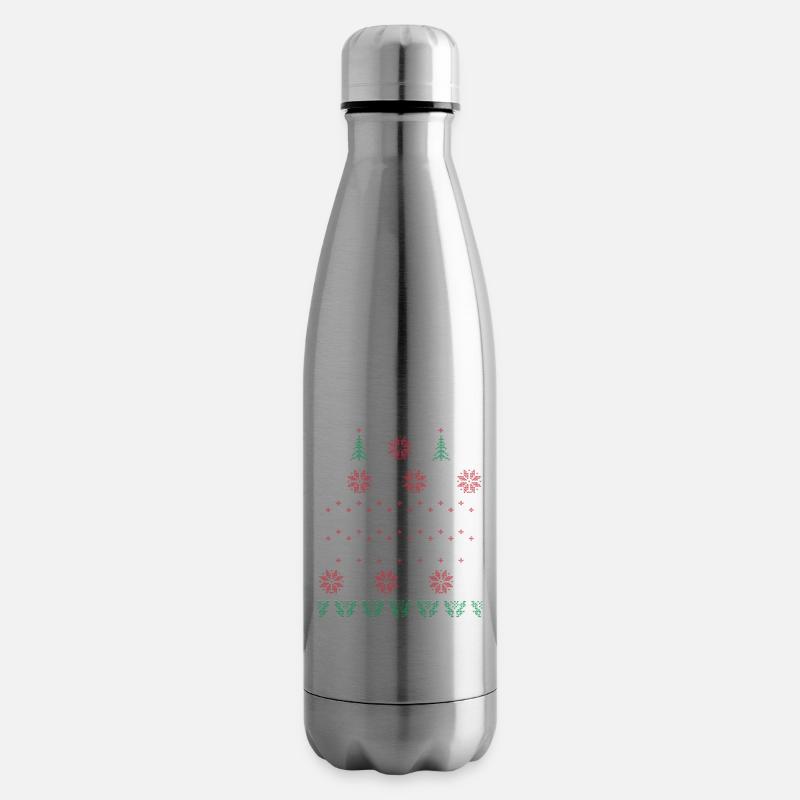Ugly Xmas Drummer - Isolierflasche - Lightsilver