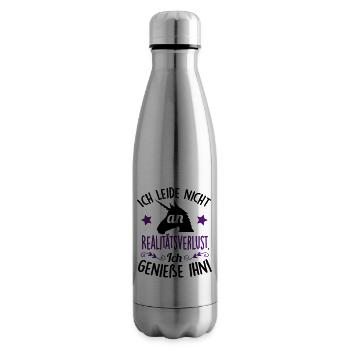 Ich leide nicht an Realitätsverlust. Ich genieße - Isolierflasche - Lightsilver - Rechts
