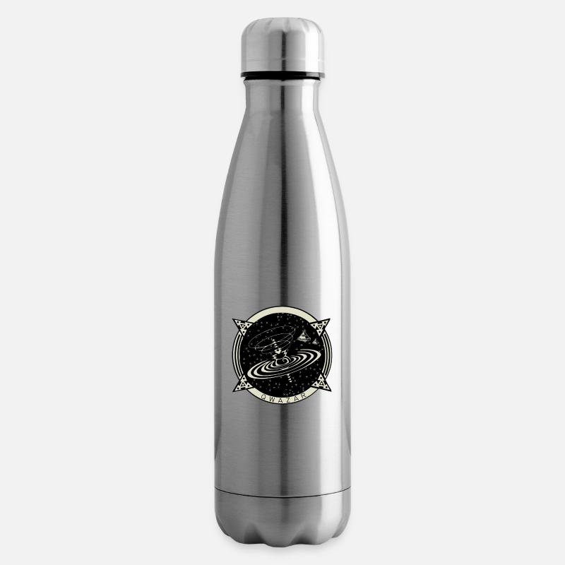 LOGO QWAZAR 2 - Bouteille isotherme - argent clair