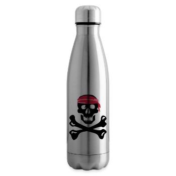 Pirate - Bouteille isotherme - argent clair - Droite