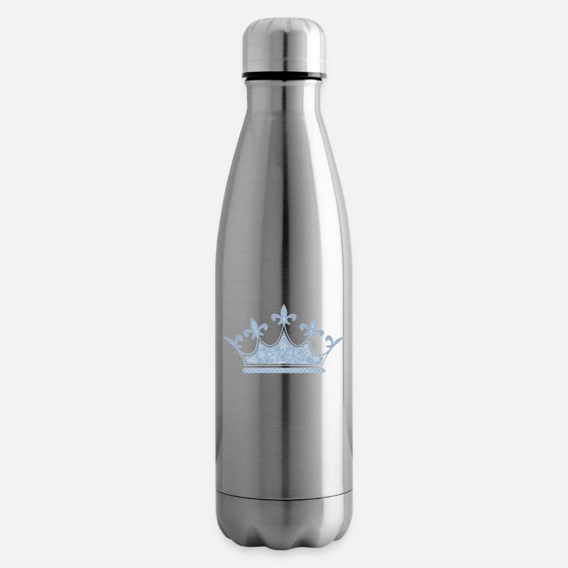 Krönchen, Prinzesschen - Isolierflasche - Lightsilver