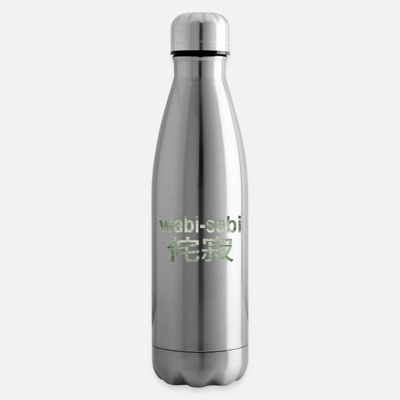wabi sabi - Bouteille isotherme - argent clair