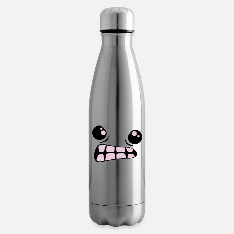 Look Evil Comic - Insulated Water Bottle - silver