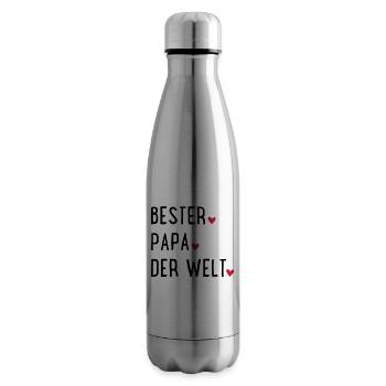 Bester Papa der Welt - Isolierflasche - Lightsilver - Rechts