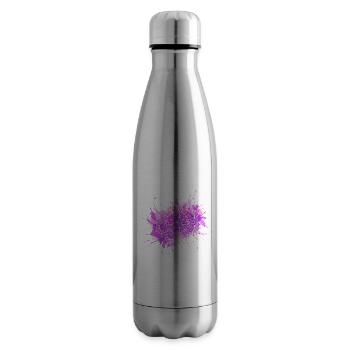 Mandala - Lila - Isolierflasche - Lightsilver - Rechts