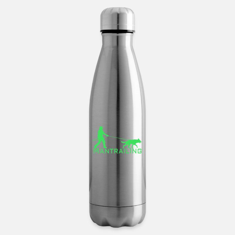 Mantrailing - Bouteille isotherme - argent clair