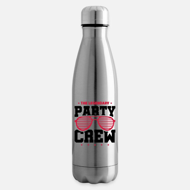Party Crew - Isolierflasche - Lightsilver