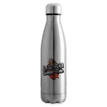 La Gomera Sommer Sonne Strand Meer Palmen - Isolierflasche - Lightsilver - Rechts
