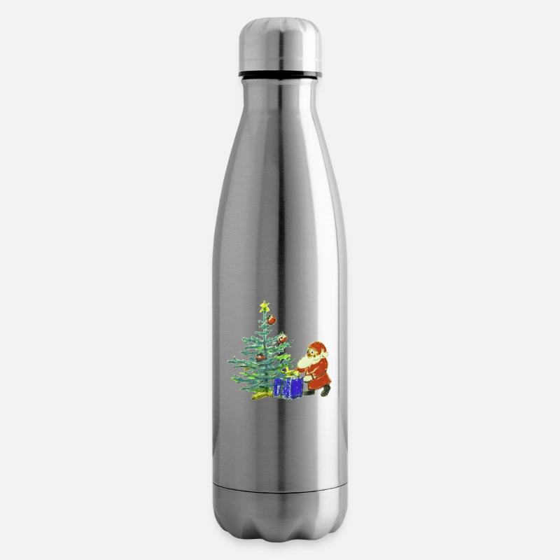 Weihnachtsmann - Isolierflasche - Lightsilver