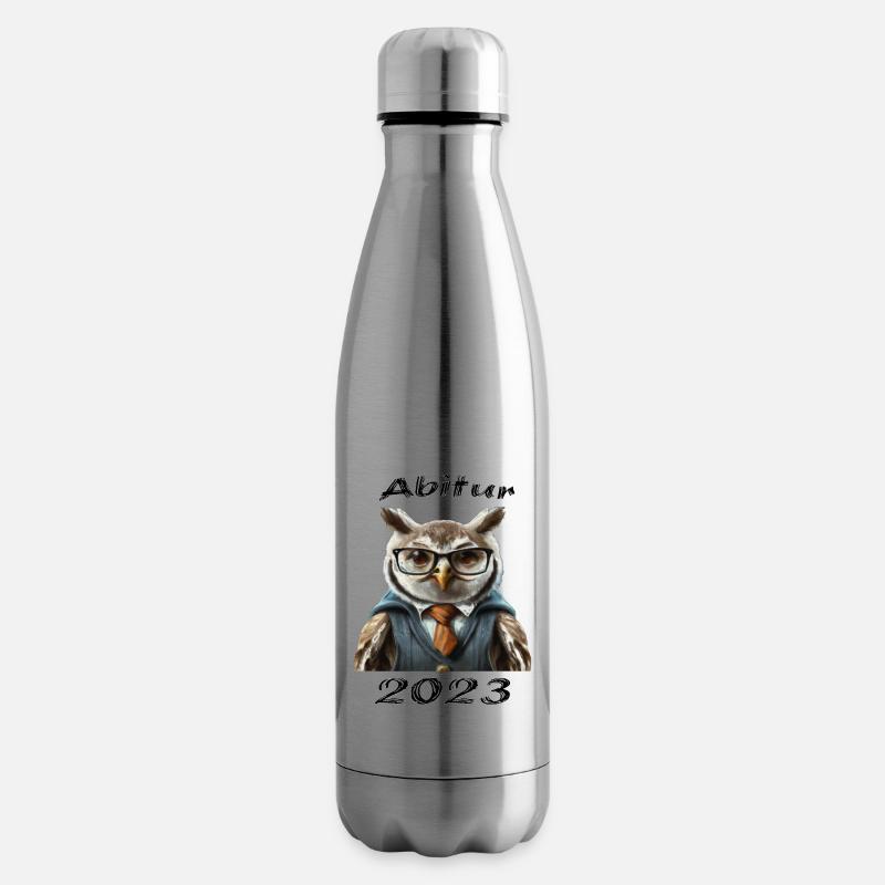 Abitur 2023 Eule - Isolierflasche - Lightsilver