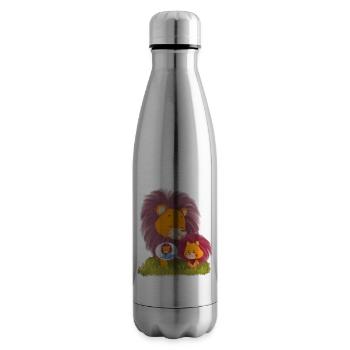 Lio Löwe und Mama Löwe - Isolierflasche - Lightsilver - Rechts