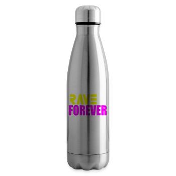 Rave forever - Insulated Water Bottle - silver - Right