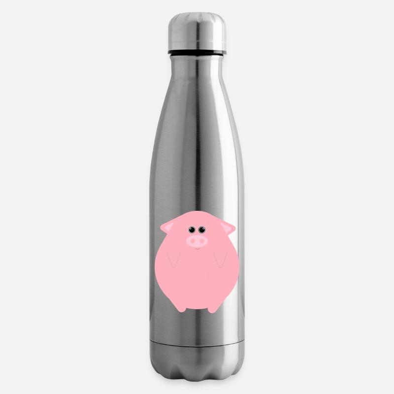 CUTE PIG SMILING - Isolierflasche - Lightsilver