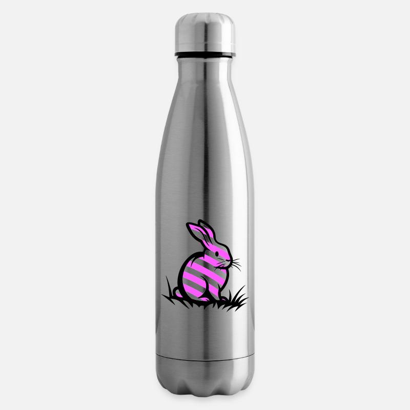 Osterhase Ostern - Isolierflasche - Lightsilver