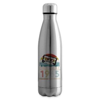 Vintage 1965 59 Year Anniversary Gift - Insulated Water Bottle - silver - Right