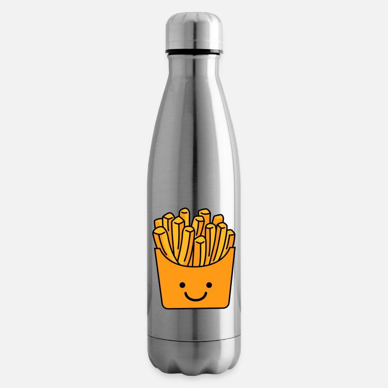 pommes smile - Isolierflasche - Lightsilver
