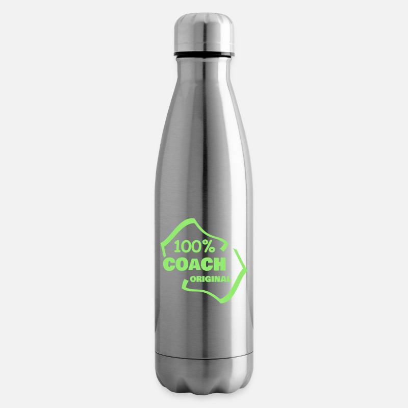 Le métier de coach - Bouteille isotherme - argent clair