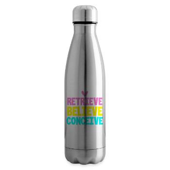 Embryo Transfer Day Fetus - Insulated Water Bottle - silver - Right